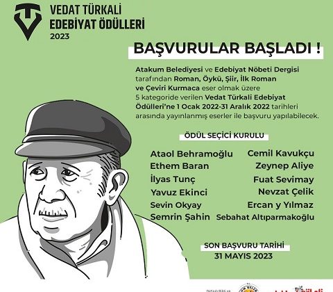 2023 Vedat Türkali Edebiyat Ödülleri 2023