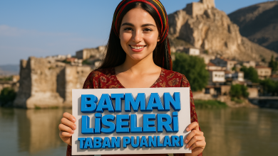 Batman Liseleri Taban Puanları ve Yüzdelik Dilimleri