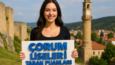 Çorum Liseleri Taban Puanları ve Yüzdelik Dilimleri Rehberi