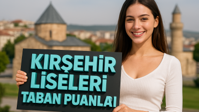 Kırşehir Liseleri Taban Puanları ve Yüzdelik Dilim Analizleri