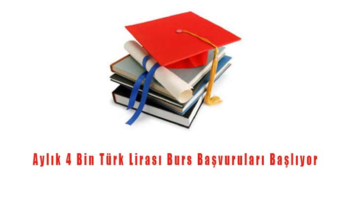Aylık 4 Bin Türk Lirası Burs Başvuruları Başlıyor-2023