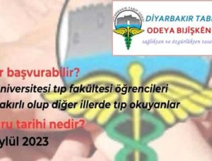 Diyarbakır Tabip Odası Tıp Öğrenci Bursu 2023-2024 2023