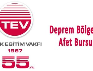 TEV Türk Eğitim Vakfı Deprem Bölgesi Bursu 2023